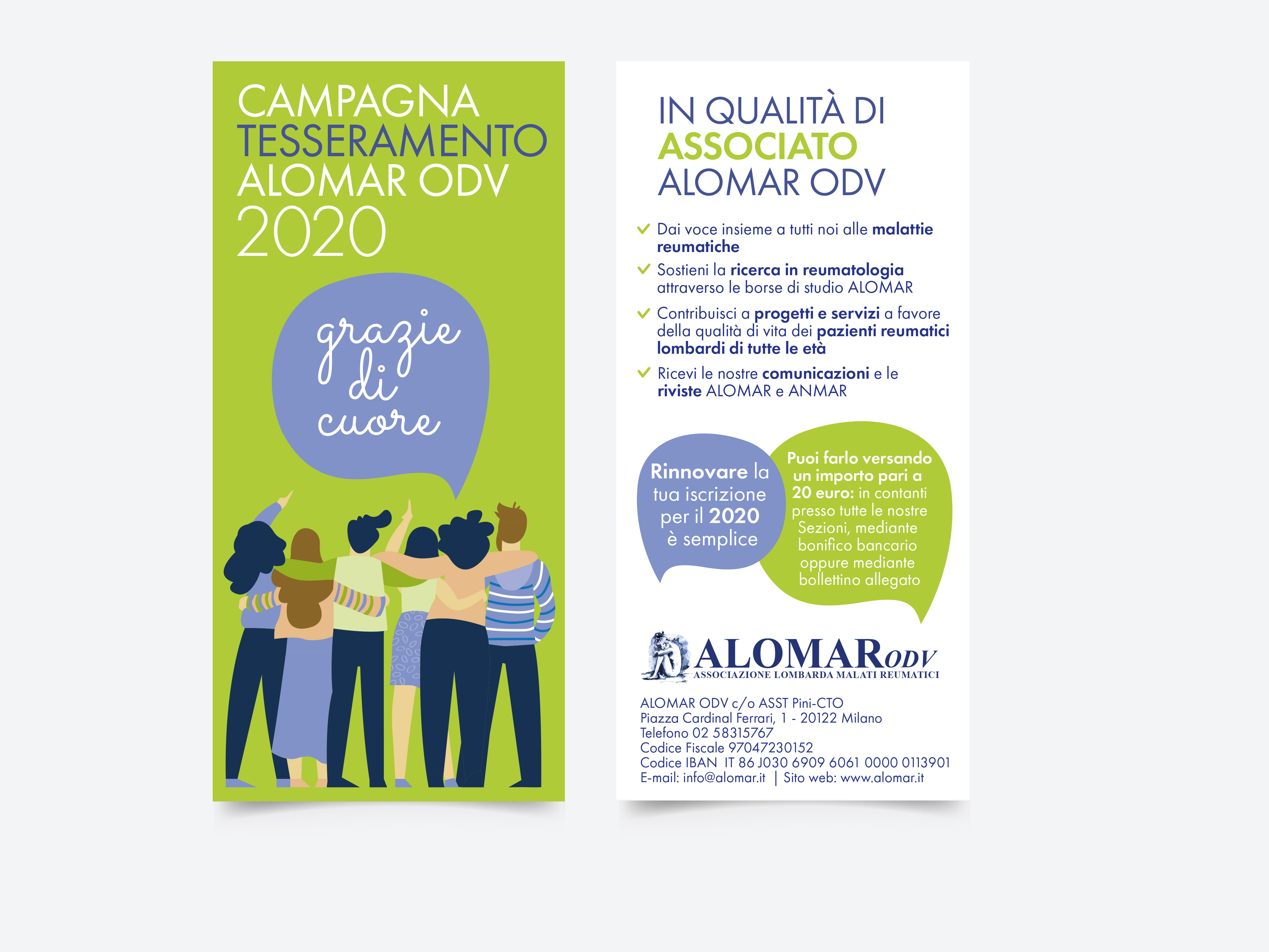 flyer alomar campagna tesseramento 2020