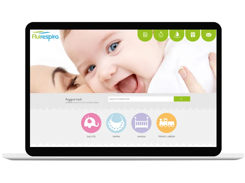Siti web brand infanzia
