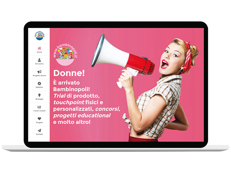 Landing page bambinopoli